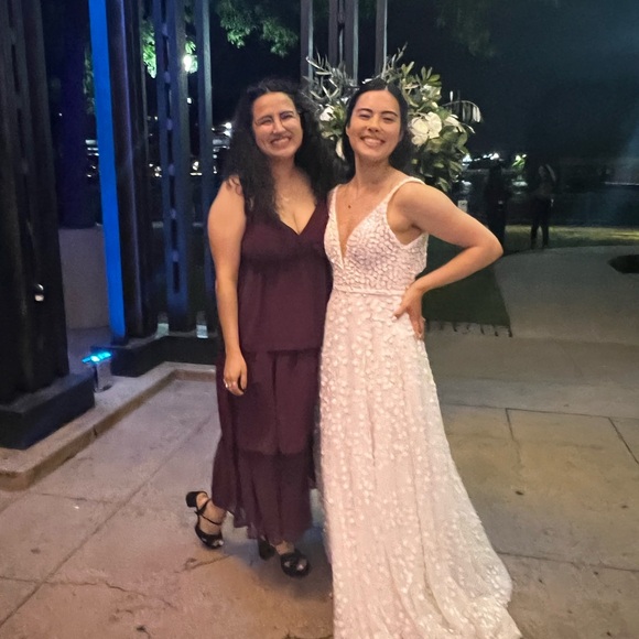 Lulu's Burgundy High Low Dress - Picture 7 of 7